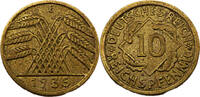 Weimarer Republik 10 Reichspfennig 10 Pfennig, J.317 -