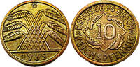 Weimarer Republik 10 Reichspfennig 10 Reichspfennig,J.317 -