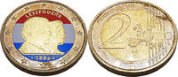 Luxemburg 2 Euro 25. Geburtstag von Guillaume von Luxemburg - Farbapplikation -