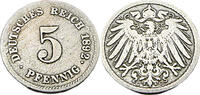 Kaiserreich 5 Pfennig 5 Pfennig, 1892 G, J.12 -