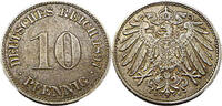 Kaiserreich 10 Pfennig 10 Pfennig , J.13, 1897 G -