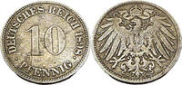 Kaiserreich 10 Pfennig 10 Pfennig 1898 G, J.13 -