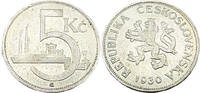 Tschechoslowakei 5 Kronen -