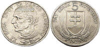 Slowakei 5 Kronen 1939 5 Korun Vzgl 4,95 EUR prix TTC + 12,95 EUR frais d'envoi