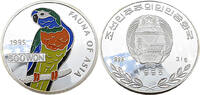 Nordkorea 500 Won Fauna von Asien - Papagei -