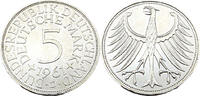 Bundesrepublik Deutschland / BRD 5 Deutsche Mark BRD 5,-DM, J.387 1961 D -