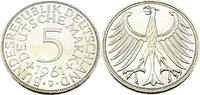 Bundesrepublik Deutschland / BRD 5 Deutsche Mark BRD 5,-DM, J.387 1961 J -
