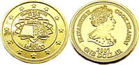 Cook Islands 1 Dollar 50 Jahre Römische Verträge -