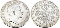 Kaiserreich Preußen 5 Mark Wilhelm II.J.104 1896 A -