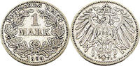 Kaiserreich 1 Mark 1 Reichsmark,J.17, 1894 G -