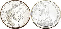 San Marino 500 Lire XXIII. Olympische Sommerspiele, Los Angeles 1984 -