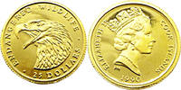 Cook Islands 25 Dollar Bedrohte Tierwelt - Adler -