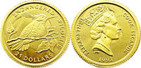 Cook Islands 25 Dollar Gefährdete Tierwelt - Bienenkolibri -