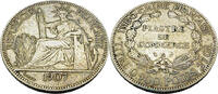 Indochina 1 Piastre Französisch-Indochina Standard Umlaufmünze -