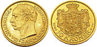 Dänemark 10 Kronen 1909 SUP