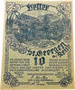 Österreich 10 Heller Banknote - Notgeld - st. Georgen am Reith, Niederösterreich -