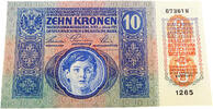 Österreich 10 Kronen Standard Banknote - Österreichisch-ungarische Bank No.673618 -