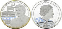 Samoa 5 Dollar 100. Jahrestag - Geburt von John F. Kennedy -