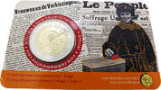 Belgien 2 Euro Gedenkmünze - 75 Jahre Allgemeines Frauenwahlrecht in Belgien -