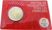 Frankreich 2 Euro Olympische Spiele 2024 Paris -