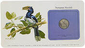 Sambia 10 Ngwee Serie : Bird Coins of the World : Trumpeter Hornbill -