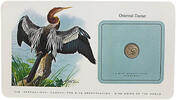 Singapur 5 Cents Serie : Bird Coins of the World : Oriental Darter -