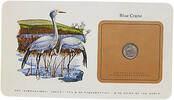 Südafrika 5 Cent Serie : Bird Coins of the World : Blue Crane -