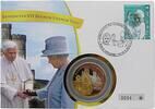 Cook Islands 5 Dollar Päpstlicher Besuch in Großbritannien -
