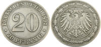 Deutschland / Kaiserreich 20 Pfennig 20 Pfennig - Deutsches Reich - J.14 -
