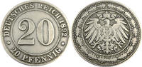Deutschland / Kaiserreich 20 Pfennig 20 Pfennig - Deutsches Reich - J.14 -
