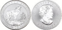 Kanada 2 Dollars / 2 $ Grey Wolf - Grauwolf - Fine Silver 3/4 oz Argent Pur - Elizabeth II -