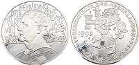 Niederlande 25 Ecu 1995 50. Jahrestag der Befreiung. Königin Wilhelmina FB (PP)