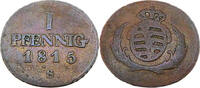 Sachsen 1 Pfennig 1815 Standardumlaufmünze - 1 Pfennig Königreich Sachse... 6,95 EUR prix TTC + 12,95 EUR frais d'envoi