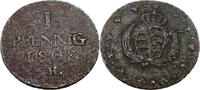 Sachsen 1 Pfennig 1808 Standardumlaufmünze - 1 Pfennig Königreich Sachse... 4,95 EUR prix TTC + 12,95 EUR frais d'envoi