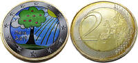 Malta 2 Euro Kindern mit Solidarität Natur und Umwelt -
