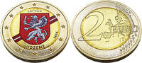 Lettland 2 Euro Serie: Regionen Lettlands - Vidzeme -