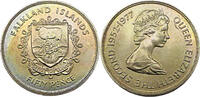 Falkland Inseln 50 Pence 25. Jahrestag - Thronbesteigung von Königin Elisabeth II -