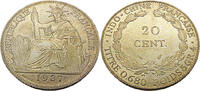 Indochina 20 Centimes Standardumlaufmünze - Freiheitsstatue -