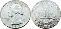 Vereinigte Staaten / USA 1/4 Dollar Washington Silver Quarter -