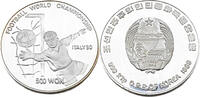 Nordkorea 500 Won Fußball-WM 1990, Italien -