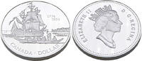 Kanada 1 Dollar 225. Jahrestag der Reise von Juan Perez (1999) FB (PP)