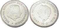 Niederlande 10 Gulden 1970 25. Jahrestag - Befreiung Vzgl+, hübsche Patina