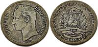 Venezuela 2 Bolivares Bolivar Libertador, -