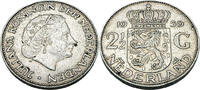 Niederlande 2.5 Gulden 1959 Standard Umlaufm&uuml;nze - K&ouml;nigin Juliana, Kopf... 21,95 EUR  + 13,95 EUR frais d'envoi
