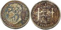 Spanien 5 Pesetas 1876 Alfonso XII K&ouml;nig von Spanien, 5 Pesetas 1876 fas... 49,95 EUR  + 13,95 EUR frais d'envoi
