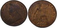 Gro&szlig;britannien Half Penny 1901 K&ouml;nigin Victoria Half Penny 1901 fast Ste... 24,95 EUR  + 13,95 EUR frais d'envoi