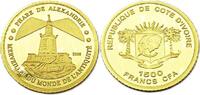 Elfenbeink&uuml;ste 1500 Francs 2006 Weltwunder der Antike / Leuchtturm von A... 159,00 EUR  + 13,95 EUR frais d'envoi