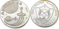 Fujairah 10 Riyal 1970 Apollo XIV Polierte Platte (PP) 129,95 EUR  + 13,95 EUR frais d'envoi