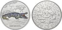 Österreich 3 Euro 3 Euro Österreich Tiertaler Krokodil 2017 hgh -