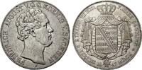 Sachsen Doppeltaler Friedrich August II. 1836-1854 -